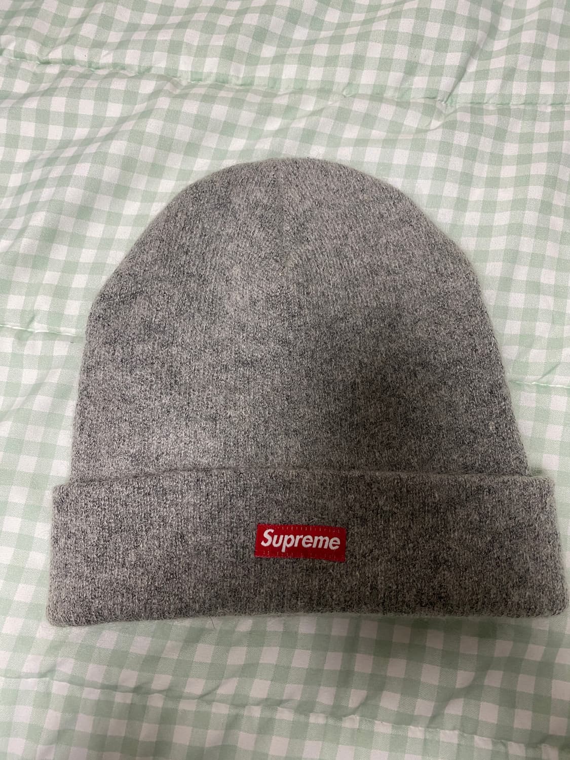 슈프림 23FW 모헤어 비니 헤더 그레이 상품이미지2