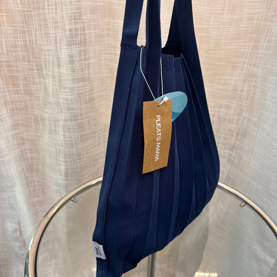 정품 플리츠마마 니트 숄더백 새상품     상품이미지2