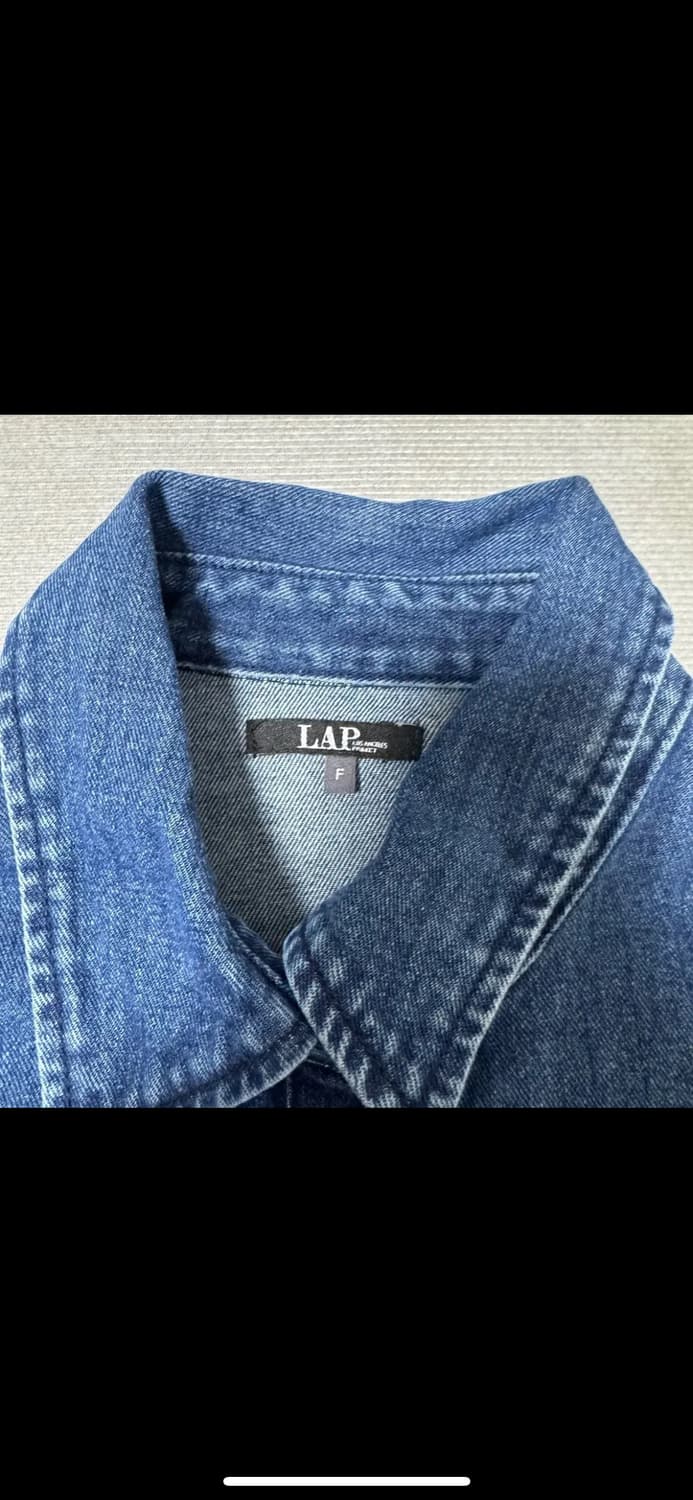 랩 청자켓 데님 크롭 자켓 상품이미지2