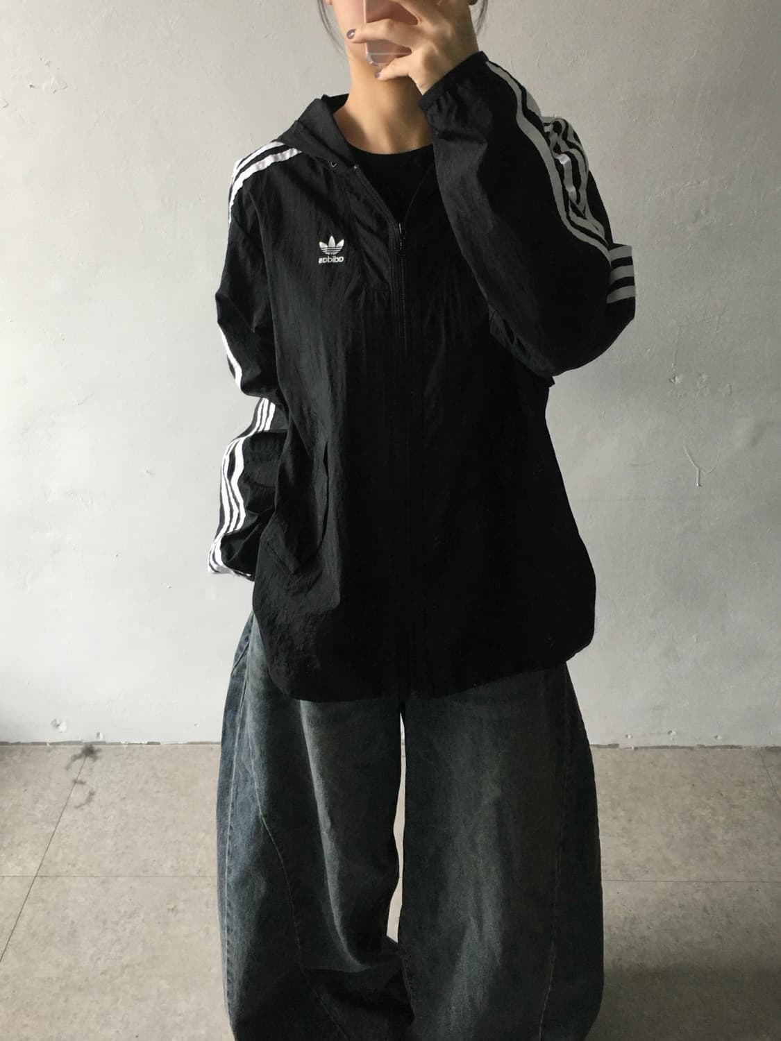 아디다스 사이드라인 후드 바람막이 상품이미지1