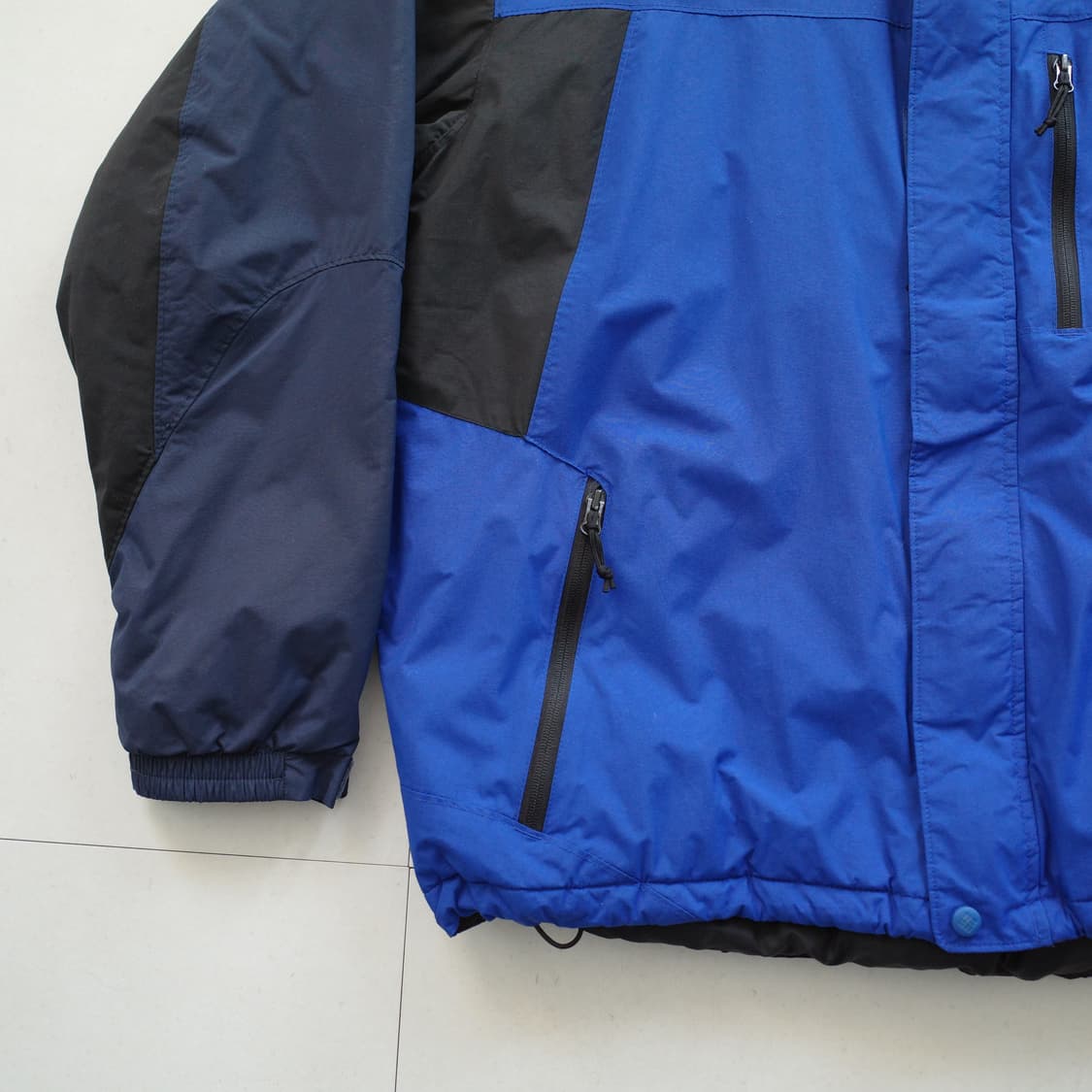 90s 컬럼비아 옴니쉴드 패딩 자켓 블루 XL 상품이미지4