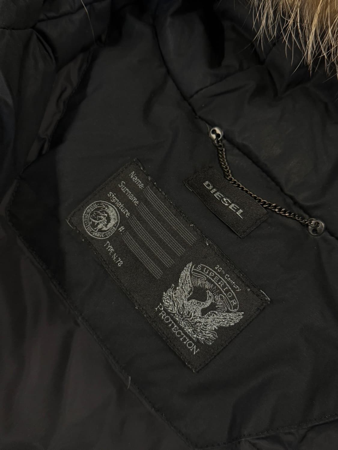 디젤 다운 패딩 코트 100 상품이미지7