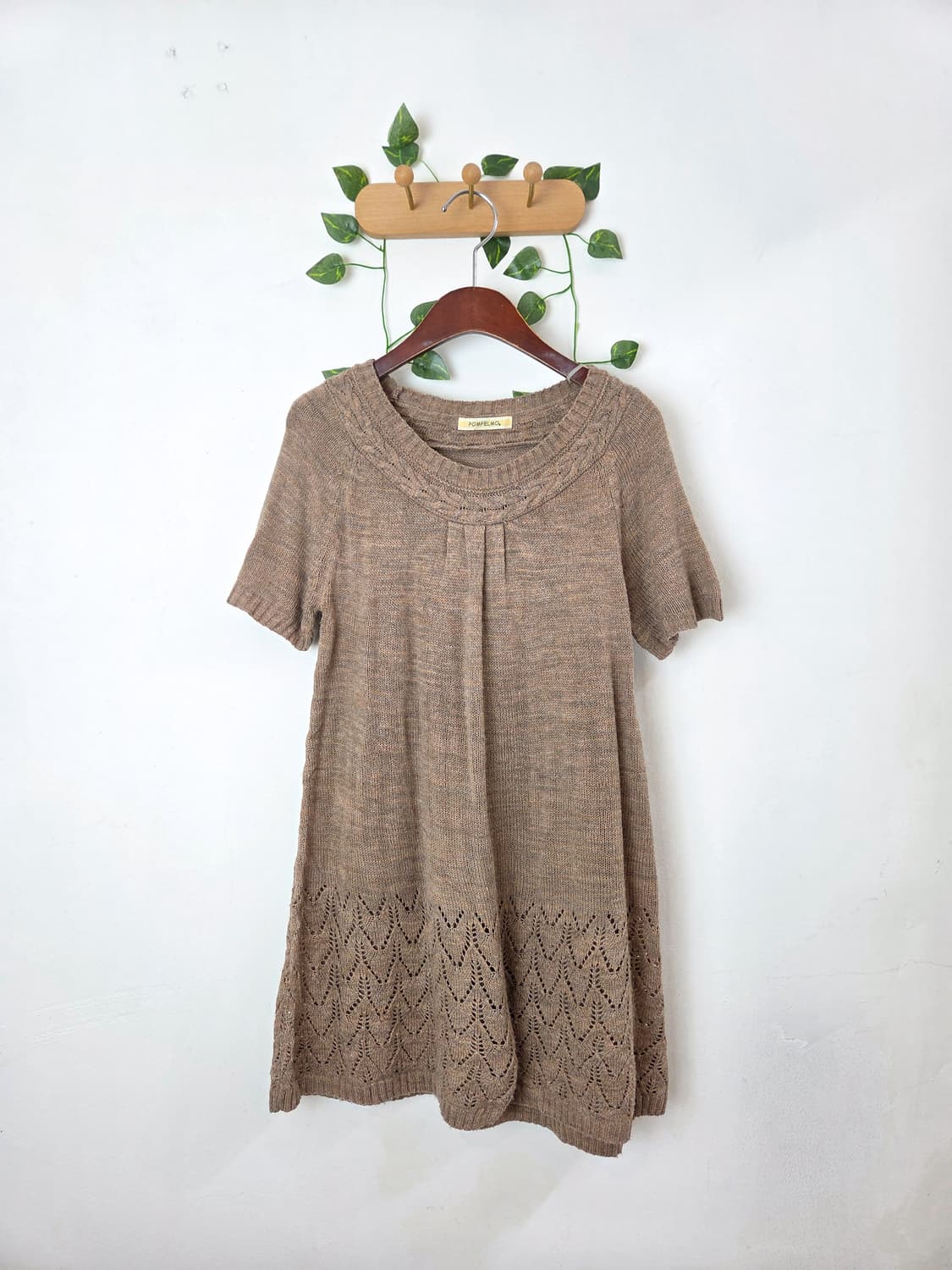 모리 반팔 니트 원피스 상품이미지1