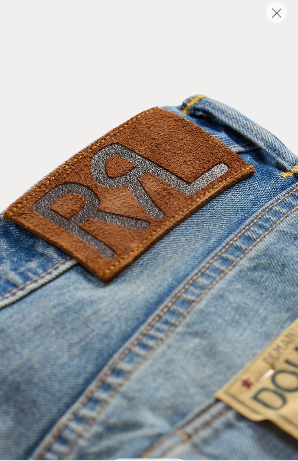 RRL 빈티지파이포켓 미드랜드 셀비지진 32-30 새상품 상품이미지3