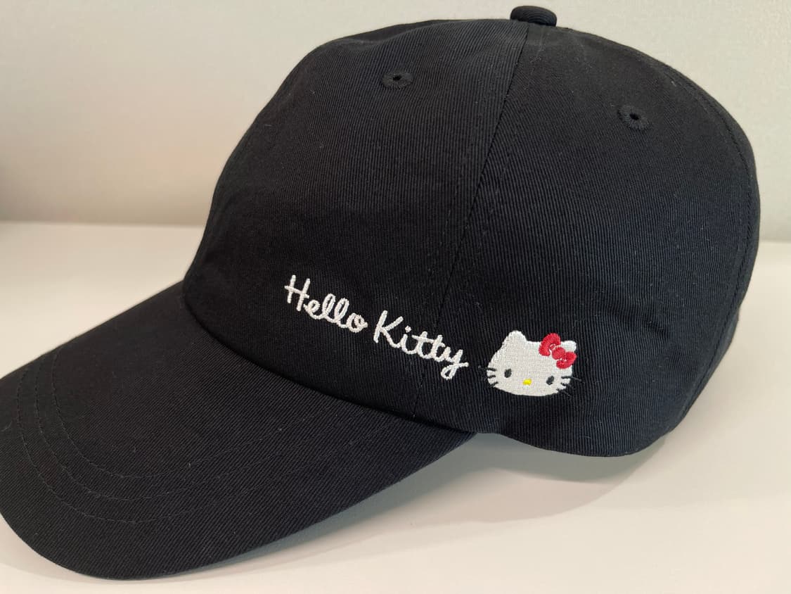 헬로키티 Hello Kitty 산리오 사이드 로고 캡 상품이미지2