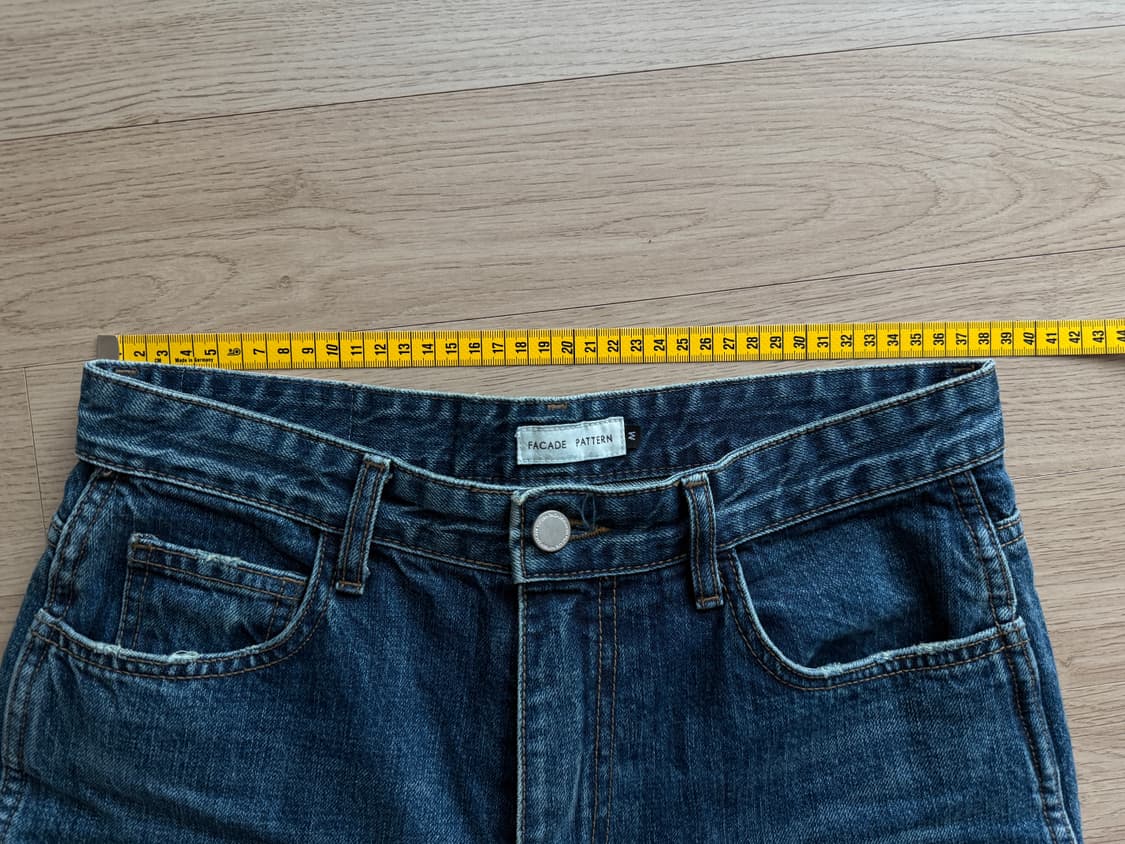 파사드패턴 부츠컷데님 빈티지워싱 상품이미지4