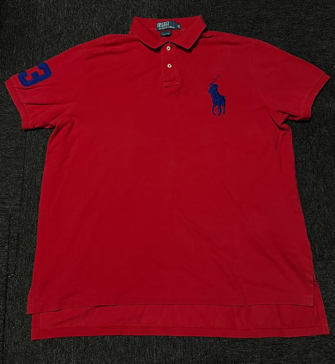 Polo Ralph Lauren 빅포니 넘버링 폴로셔츠 (레드) 상품이미지1