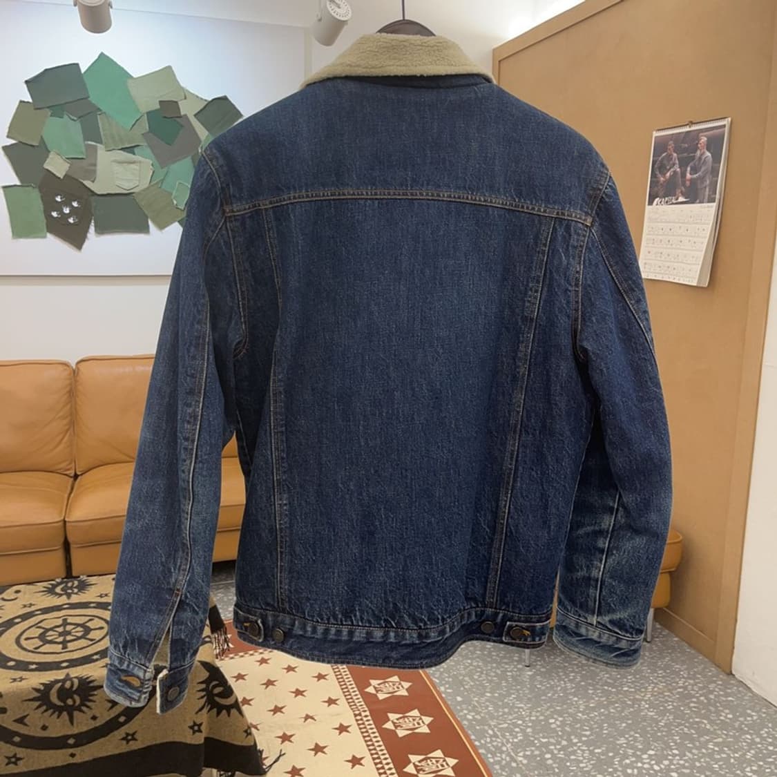 리바이스 컨트리 트러커 빈티지 쉐르파 양털 데님자켓 L C08598 상품이미지4