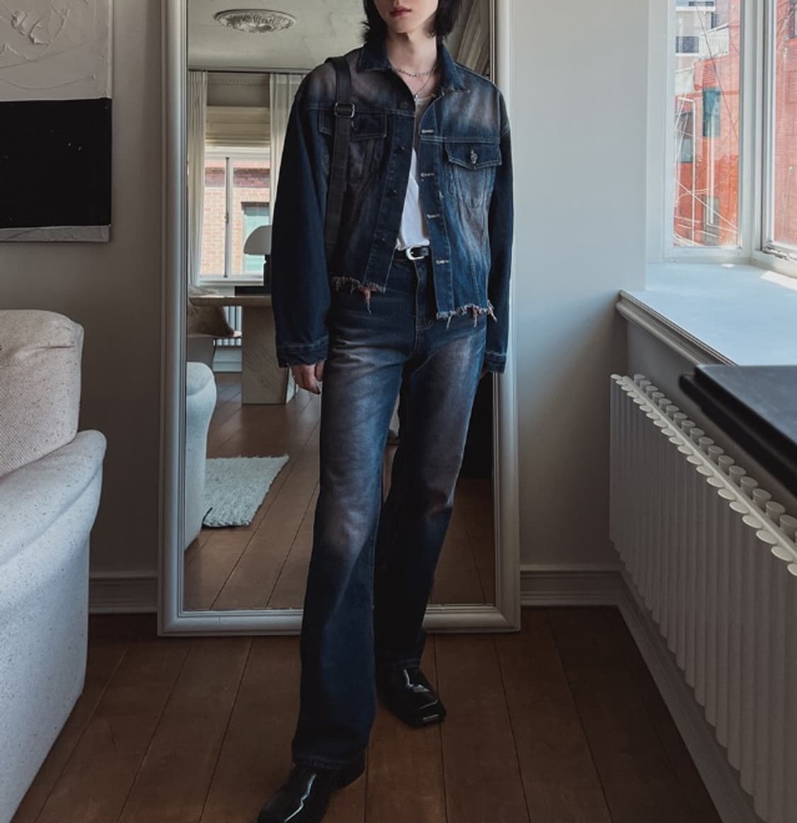 데님셋업 세트 상품이미지1