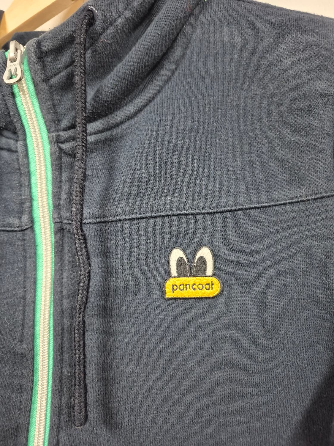 공용 팬콧 네이비 후드 집업자켓  상품이미지4