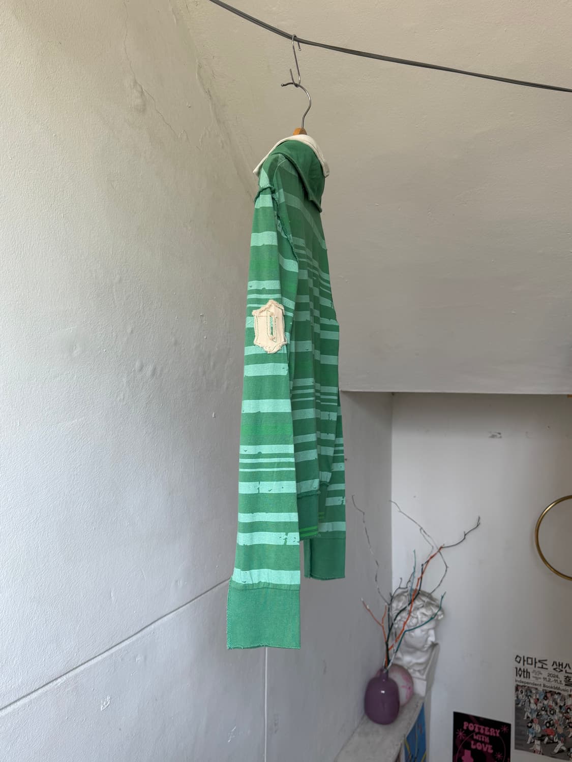 레이어드 카라 크롭 섹시 피케티 상품이미지7