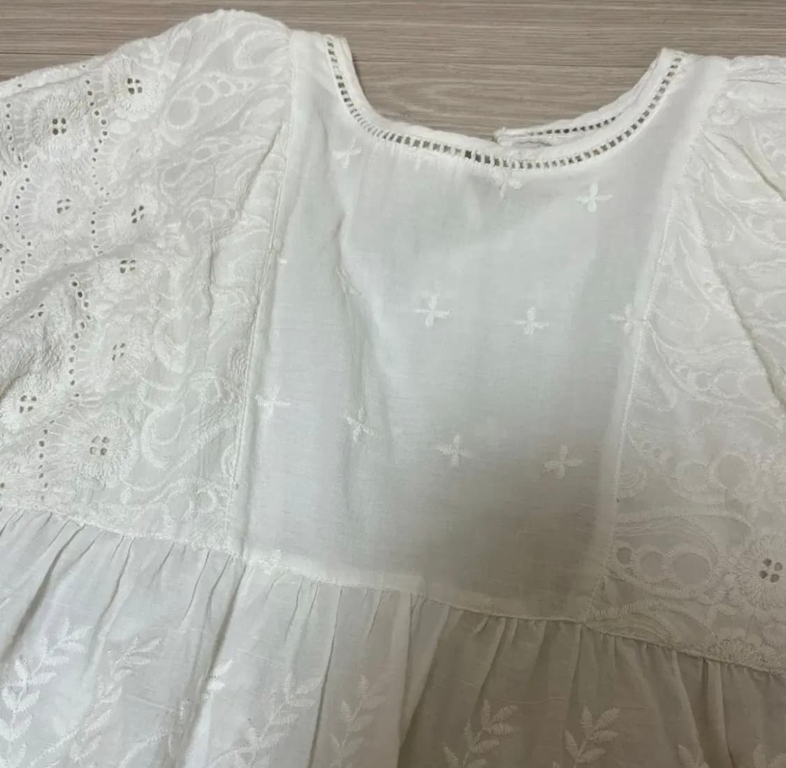 빈티지 자수 블라우스 상품이미지3