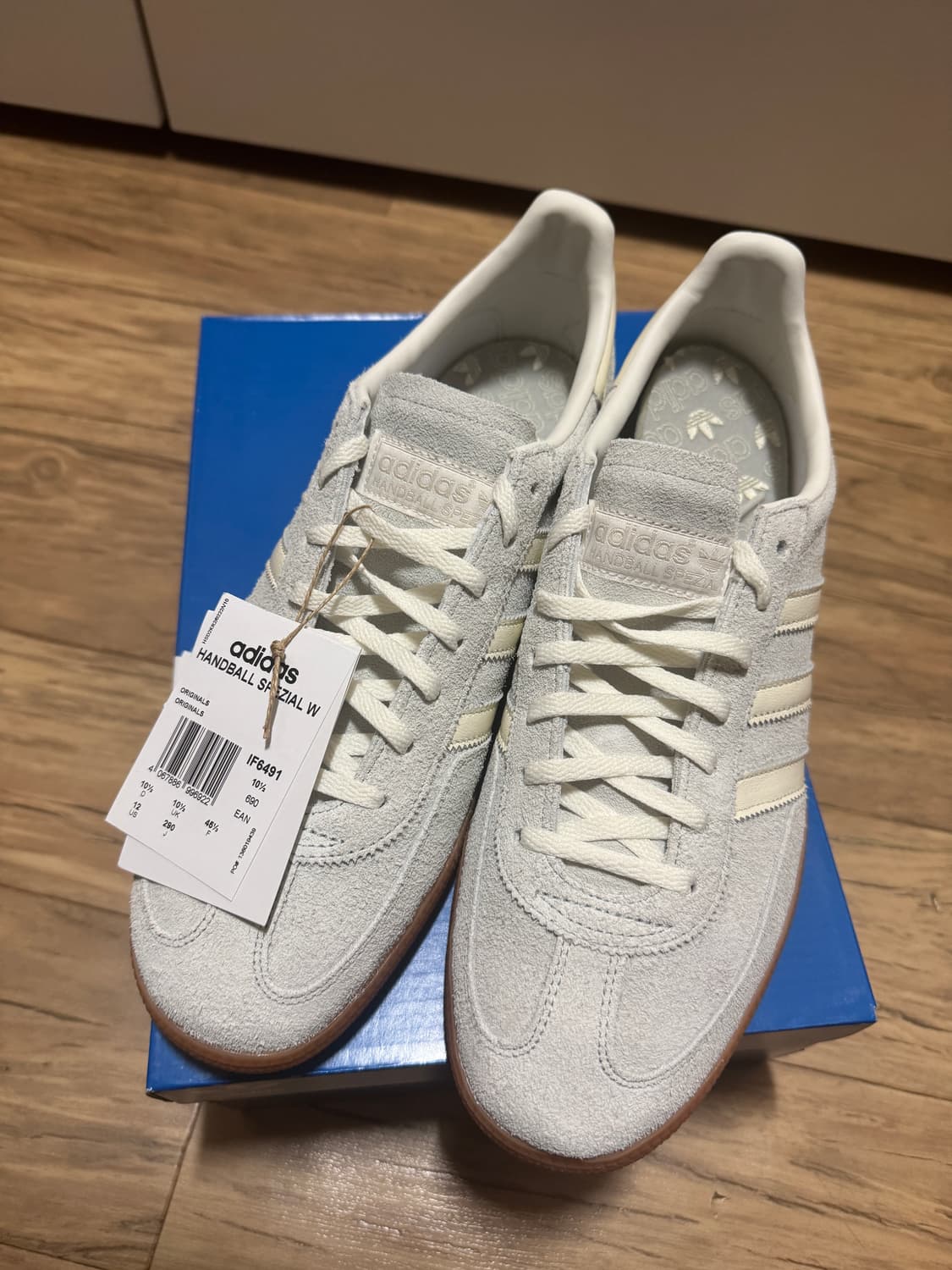 [새상품] 290 아디다스 스페지알 핸드볼 원더 실버 오프 화이트 상품이미지3