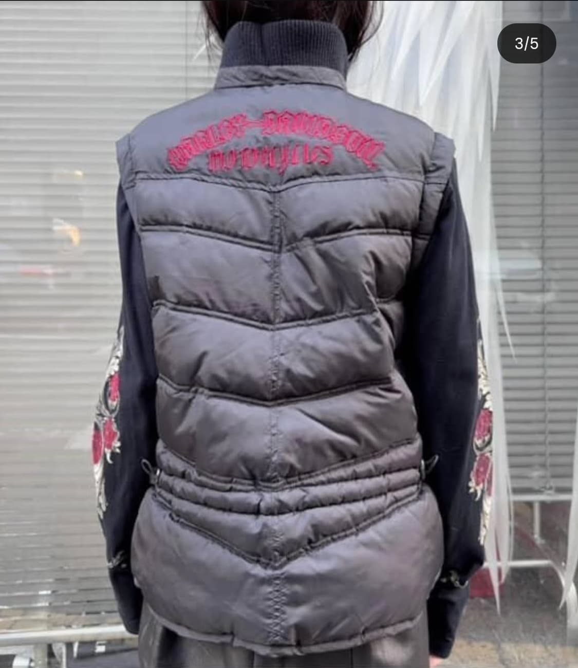 (희귀매물) 90s 할리 데이비슨 대장 패딩조끼 상품이미지4