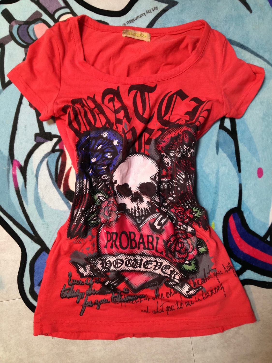 00s 해골 반팔티 상품이미지1