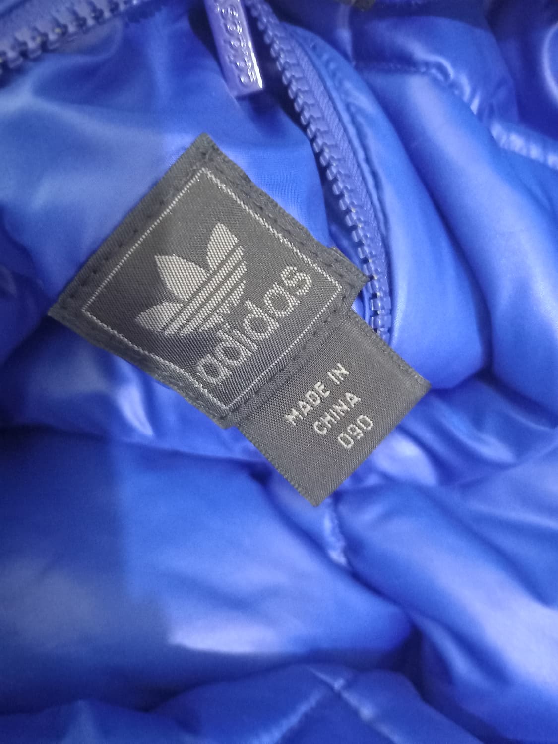 아디다스 첼시FC 리버시블 화이트 블루 양면패딩 90/S 상품이미지5