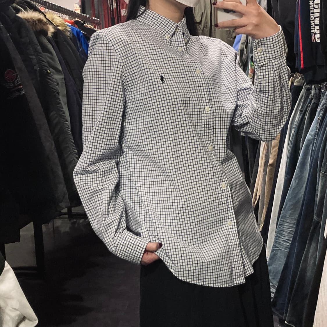 [IM]폴로 랄프로렌 테터솔 체크 블루 상품이미지4