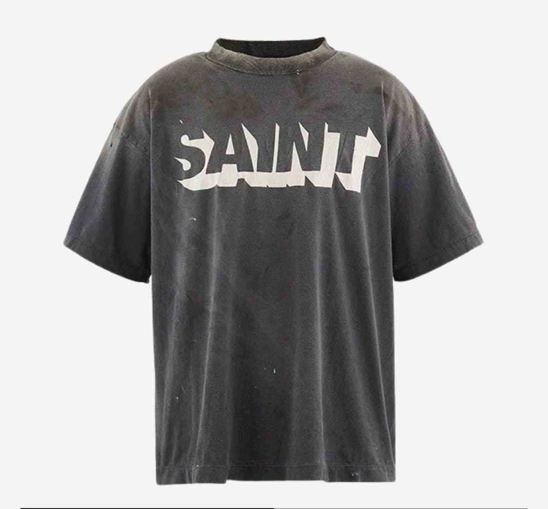 [XL,XXL] 25aw 세인트 미카엘 SAINT 반팔 블랙  상품이미지3