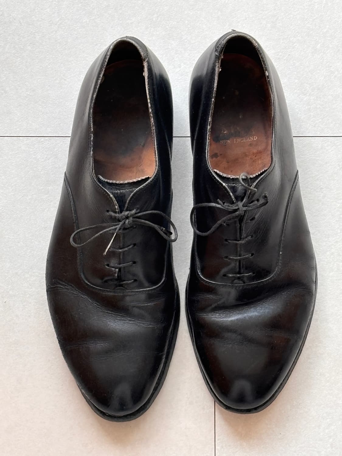 Vintage Alden 932 Plain Toe Blucher 8D 상품이미지8