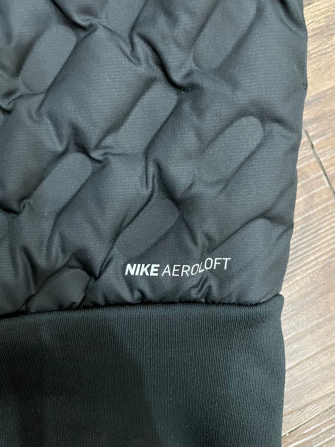 나이키 러닝 에어로로프트 크롭 베스트 조끼 블랙 상품이미지5