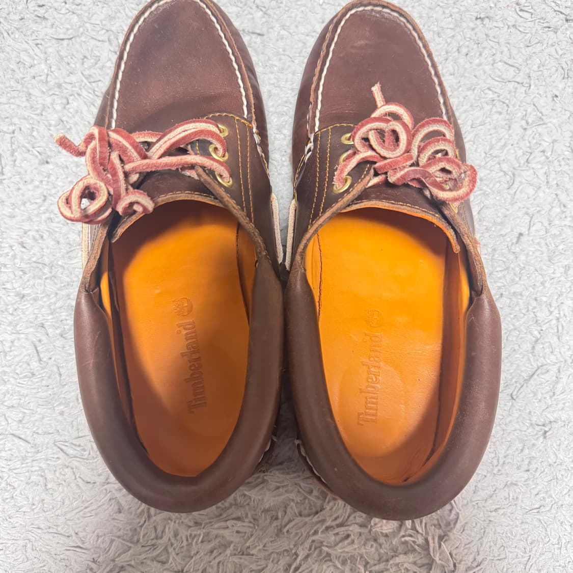 팀버랜드 보트슈즈 3아이 브라운 상품이미지3