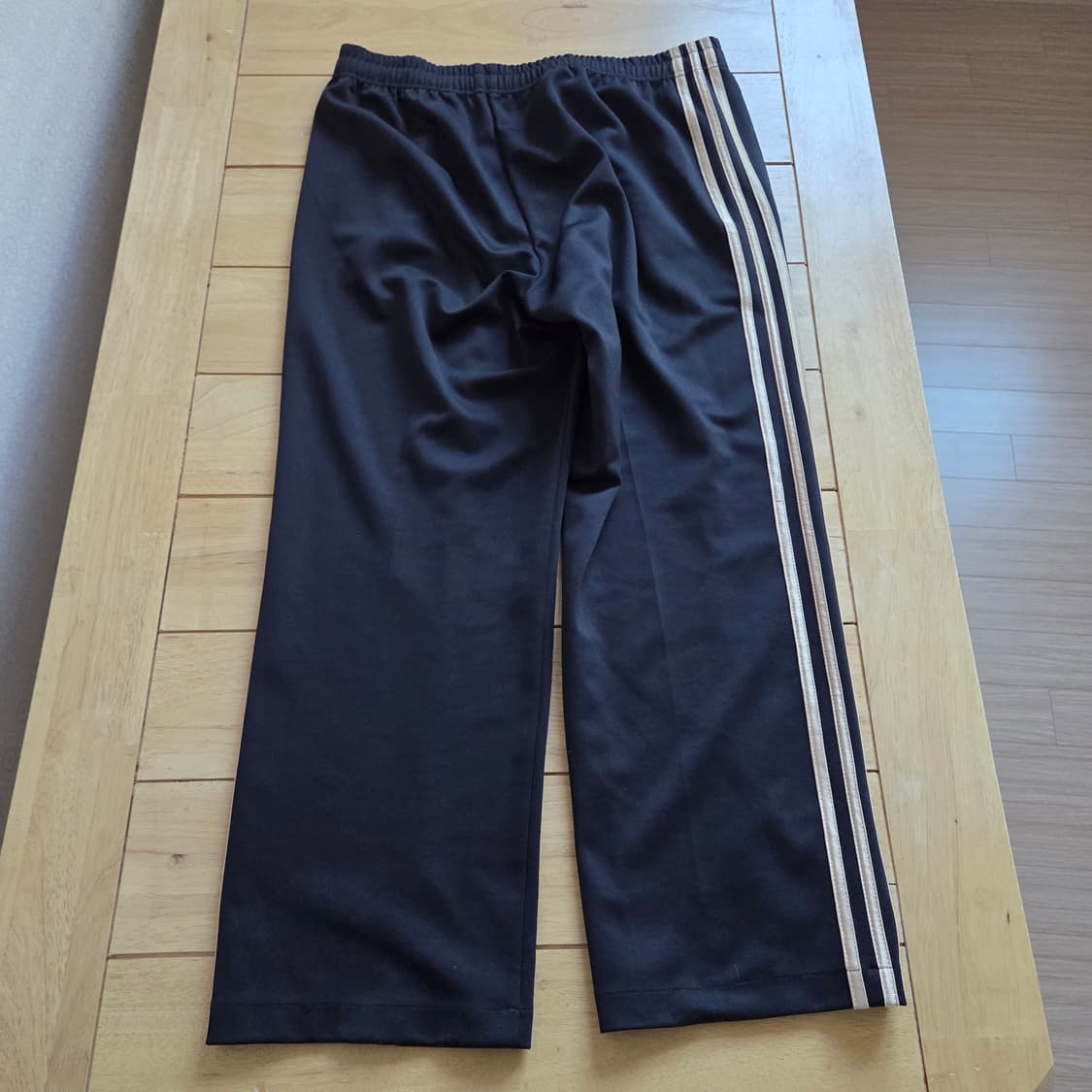 100 아디다스 삼선 트레이닝 팬츠 블랙 흑금 바지 169 상품이미지2