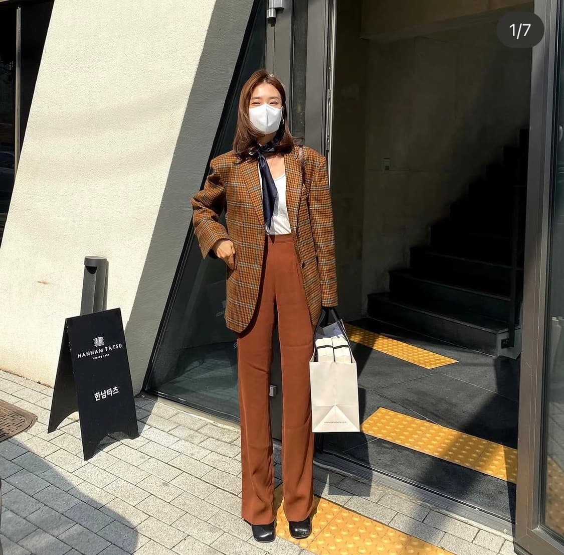 쏭스튜디오 캄포레 체크자켓 상품이미지2