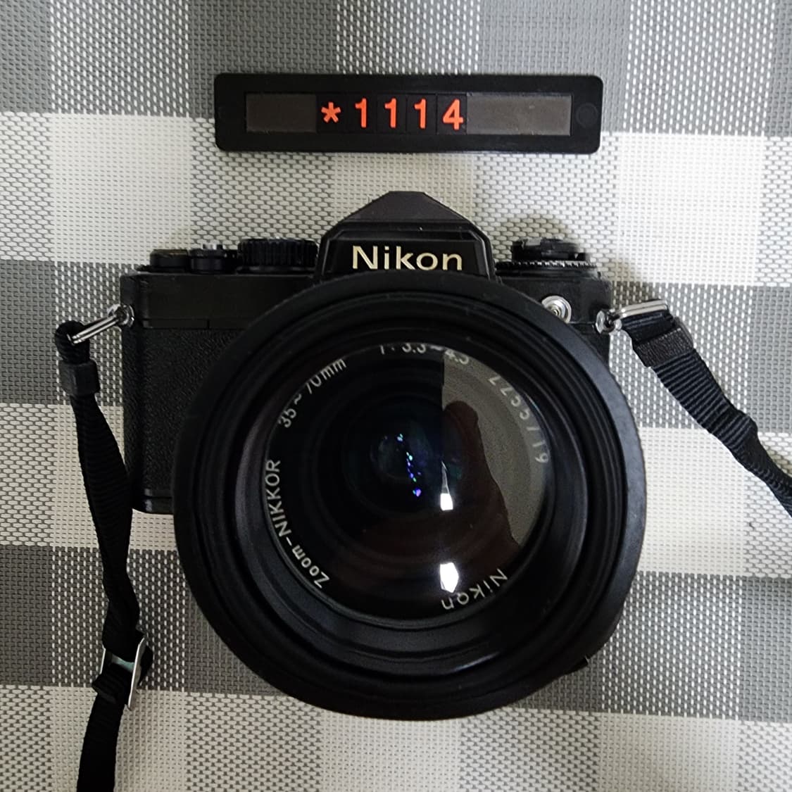 니콘 FE 35-70mm 줌렌즈 블랙바디 필름카메라 상품이미지1