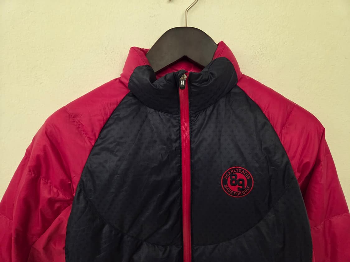 Pearly Gates 여성 패딩 0사이즈 네이비/핑크 상품이미지2