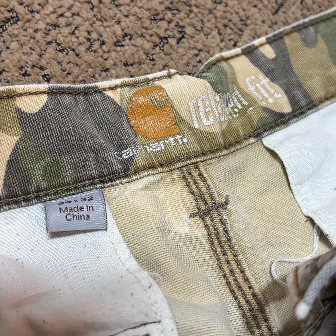 Carhartt 릴렉스핏 카고 워크 팬츠 (34) 상품이미지3