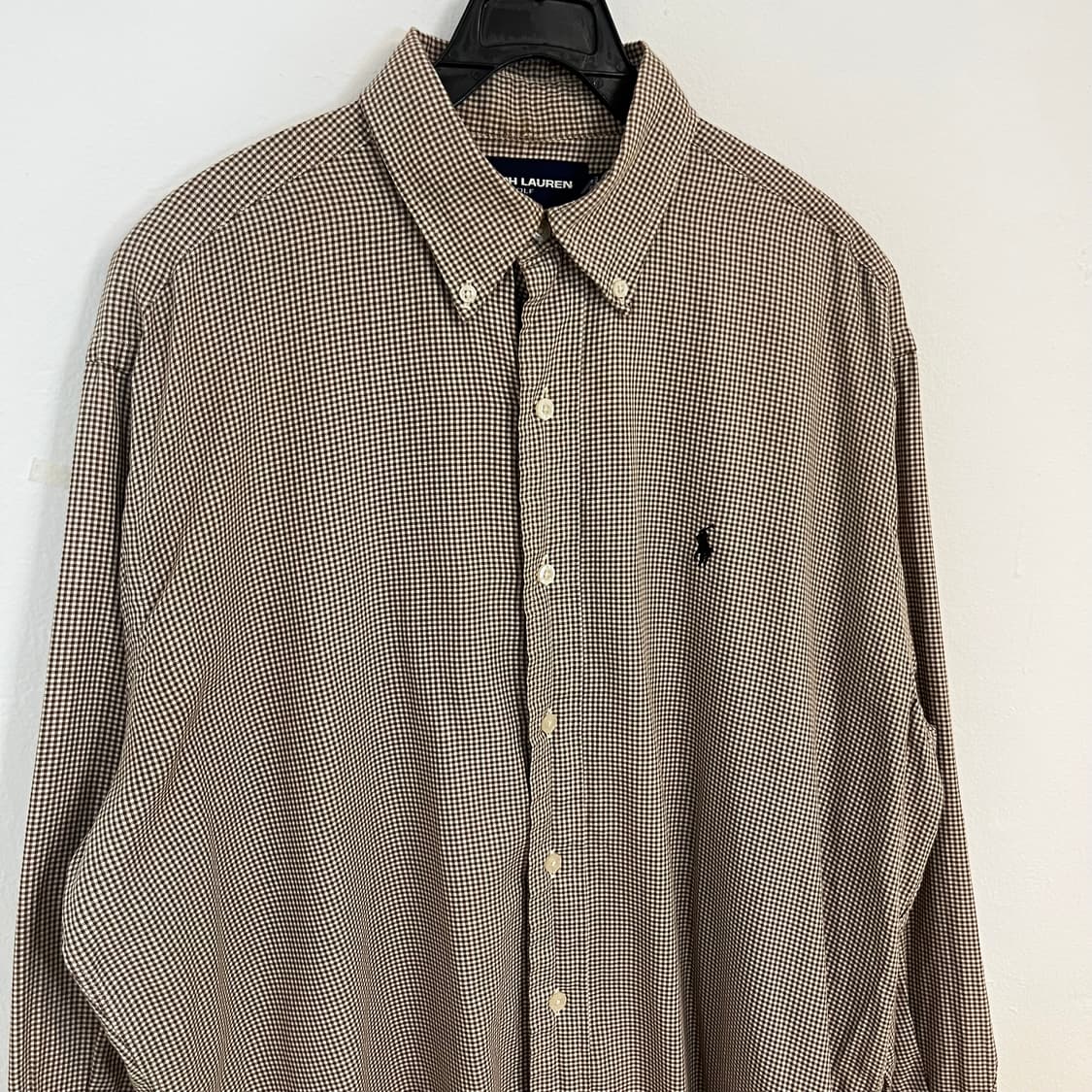 Polo brown check shirt 상품이미지6