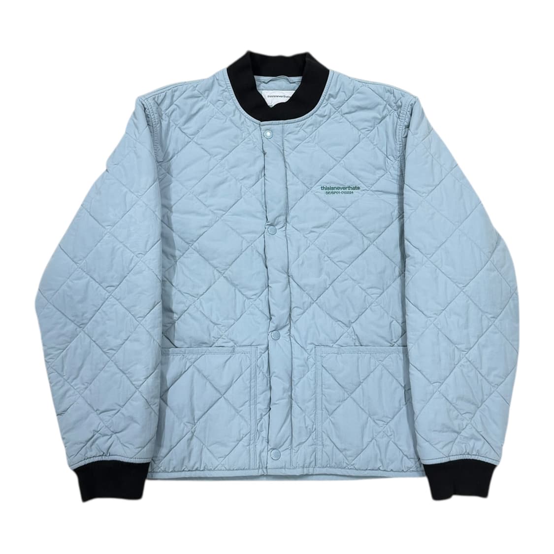 디스이즈네버댓 퀄티드 퀄팅 자켓 스카이 블루 M 상품이미지1
