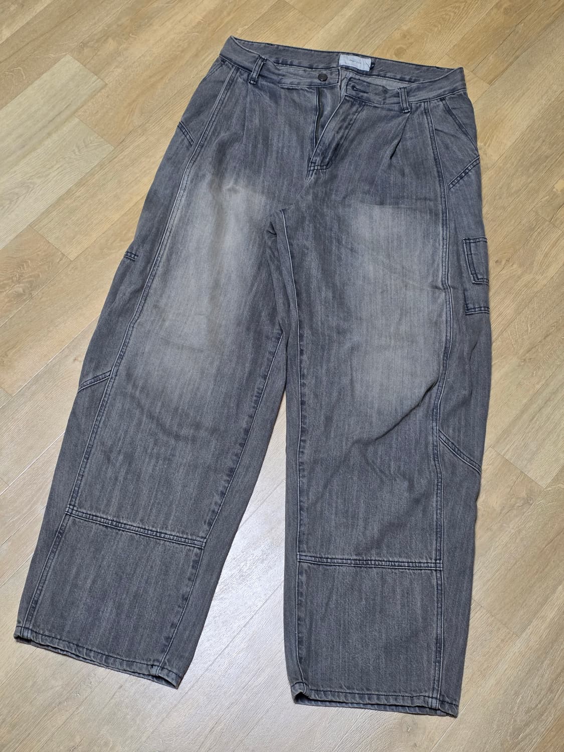 [2] 비긴202 투 턱 데님팬츠 상품이미지1