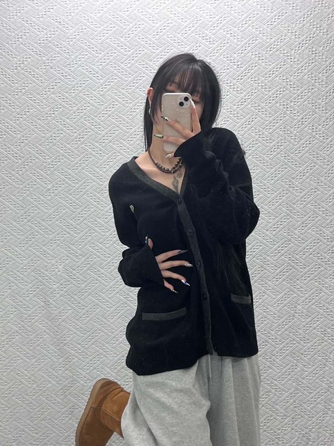 라코스테 서광 빈티지 모던 캐주얼 울 가디건 105 C08732 상품이미지1