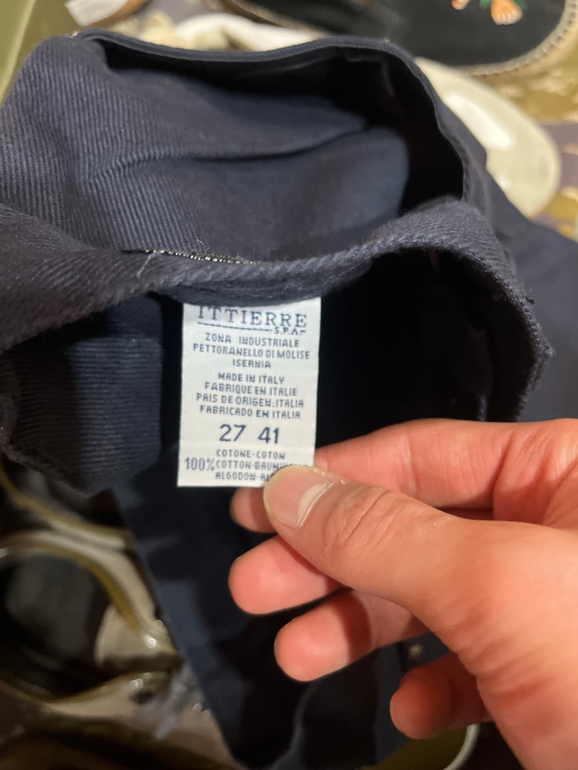 Versace 베르사체 블랙 스트레이트 팬츠 상품이미지7