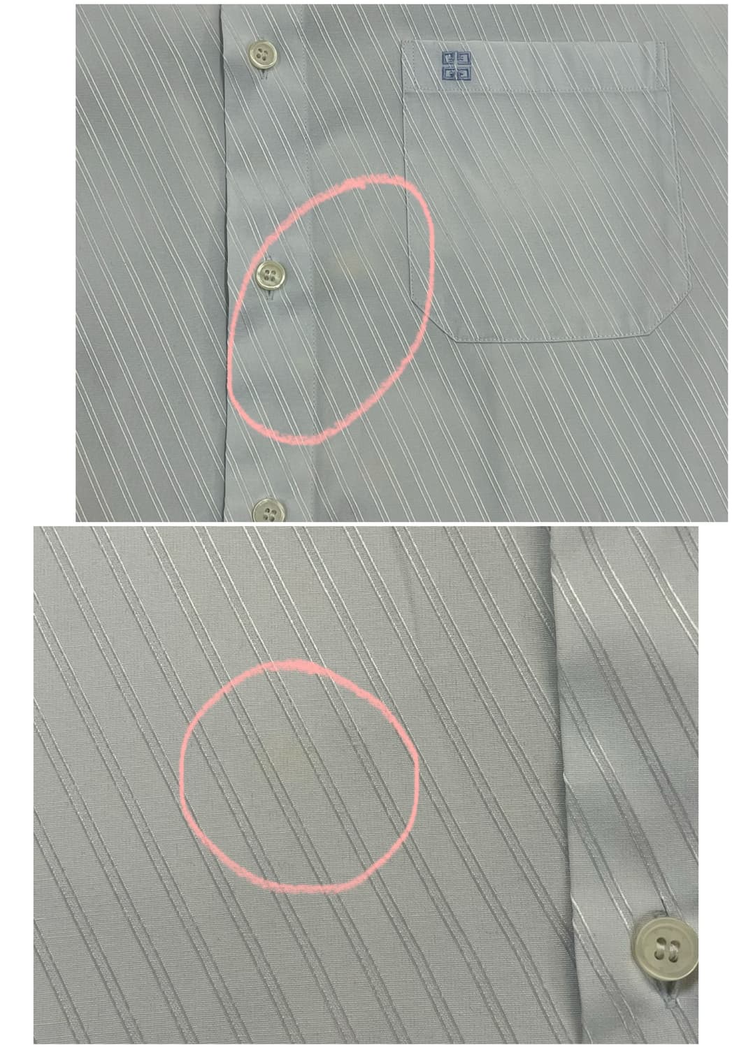 지방시 포켓 반팔 셔츠 100 #csz3498 상품이미지6