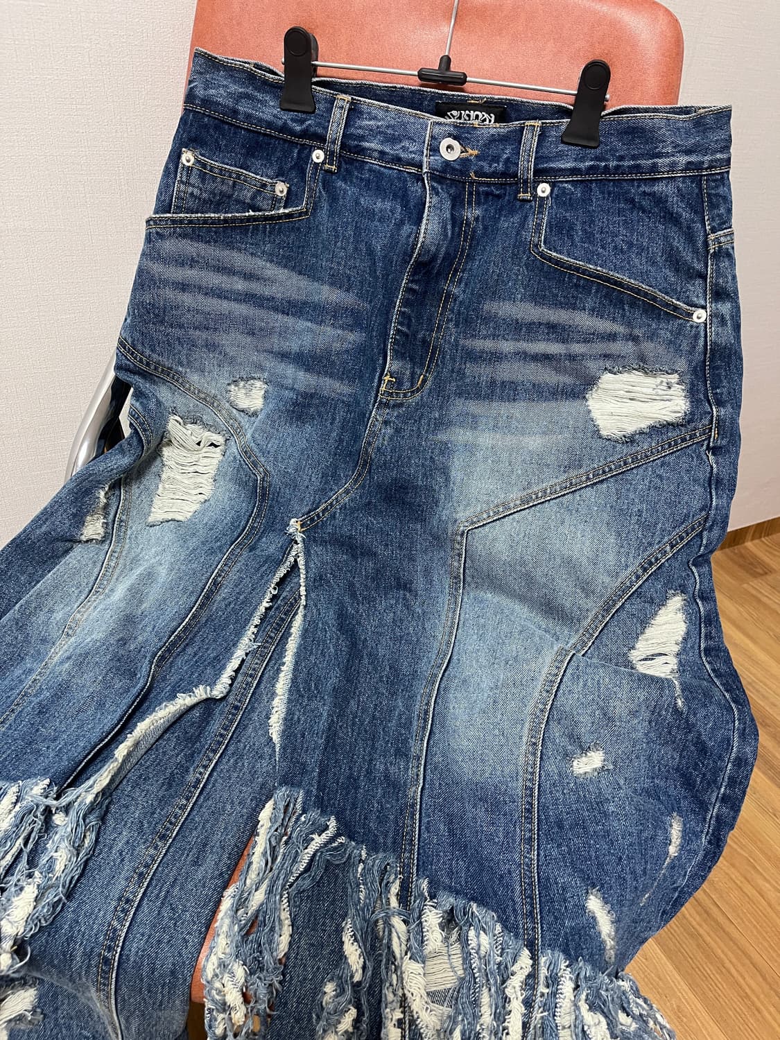 👖선데이 오프클럽 레이어드 데님팬츠👖 상품이미지2