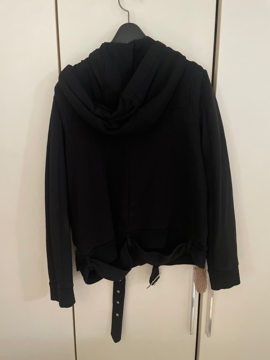 The Kooples SPORT 니트져지 블랙 후드 집업 S 상품이미지3