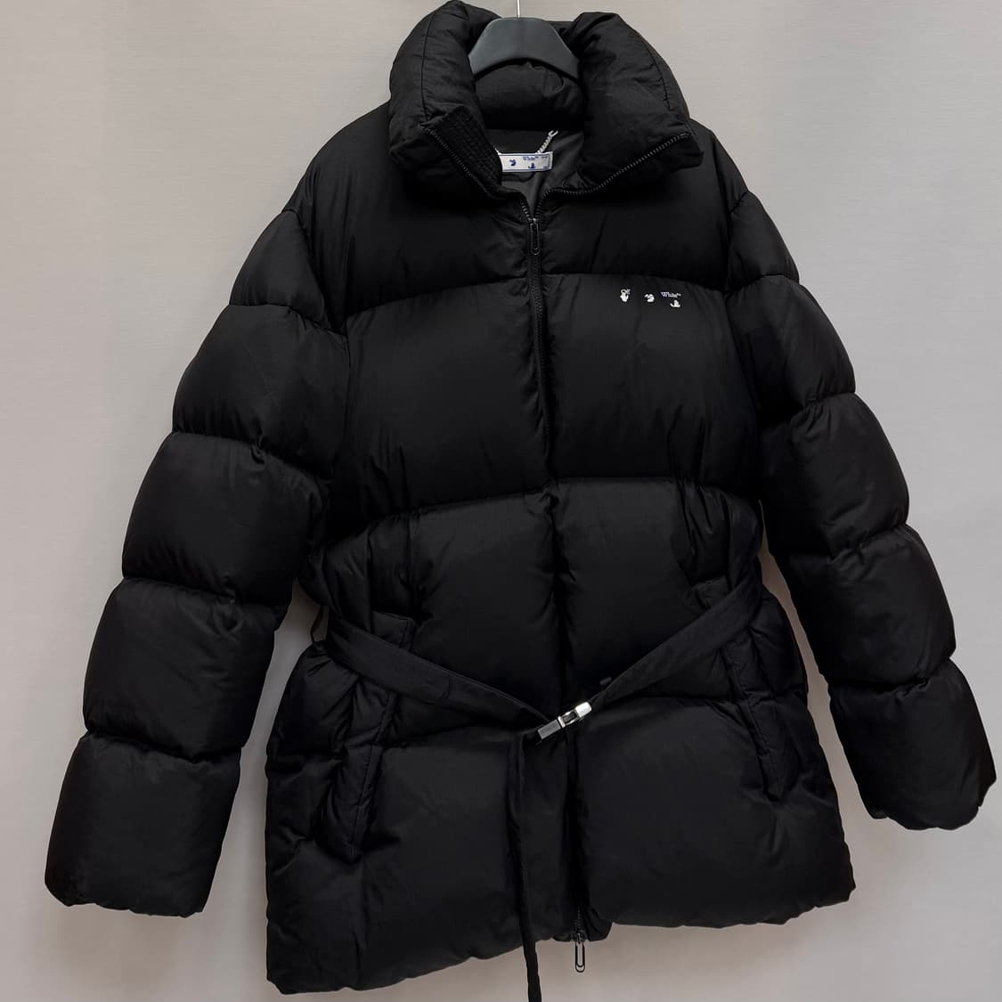 오프화이트 핸드 오프 벨티드 퍼퍼 다운 패딩 자켓 ( 105 ) 상품이미지2