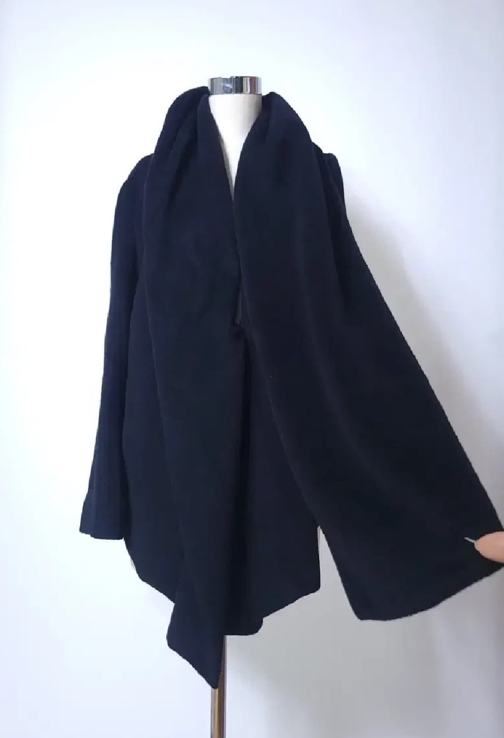 한섬 타임 언밸런스 머플러 울코트 S사이즈 상품이미지2