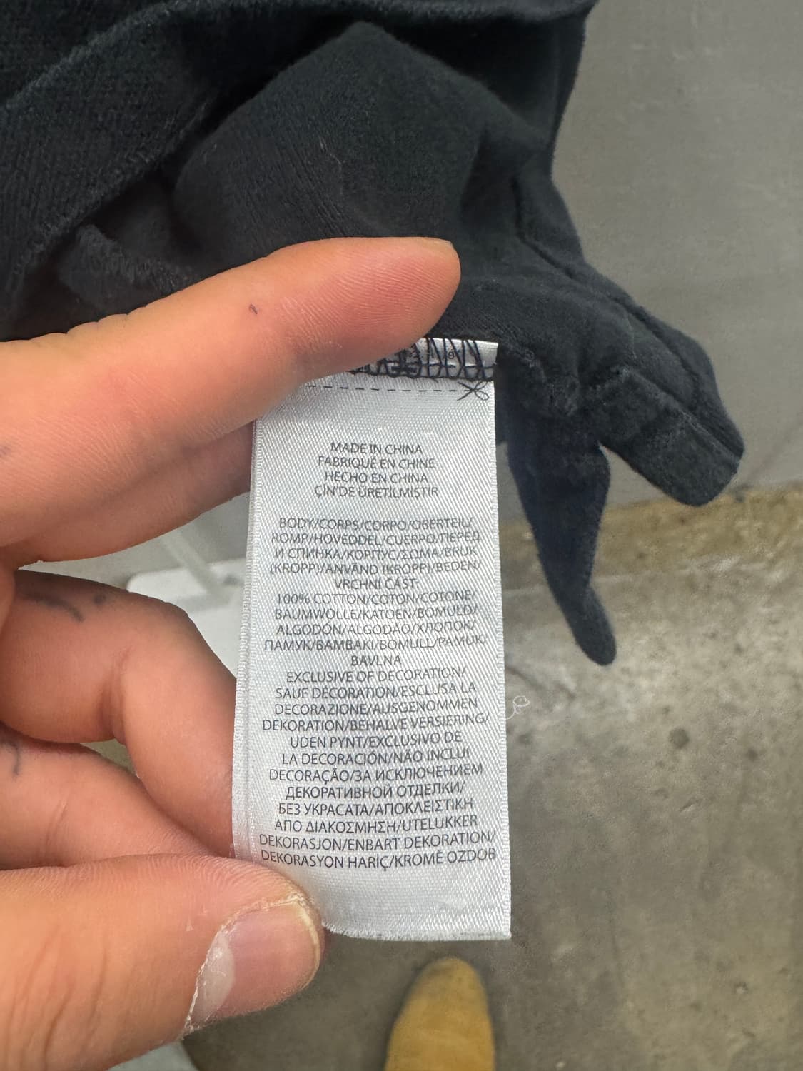 폴로 랄프로렌 블랙 커스텀 슬림핏 카라티 L 상품이미지4