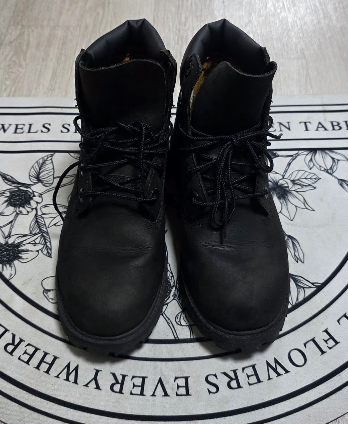 (225~230)팀버랜드 6인치 워터푸르프 블랙 여성부츠 상품이미지5