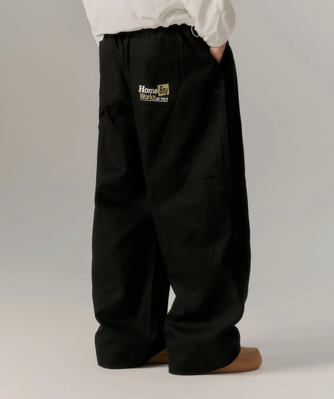 어반디타입 홈보이 워크 팬츠 블랙 상품이미지1