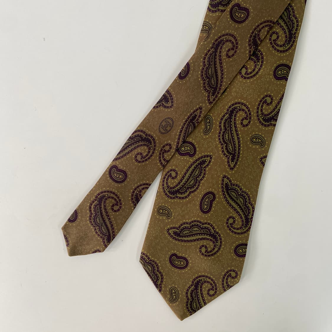 샤넬(CHANEL) 페이즐리 명품 정품 넥타이 8.3cm 상품이미지3