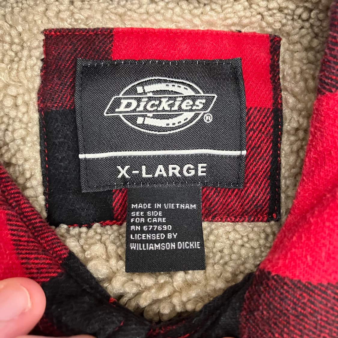 N209 디키즈 셔츠 자켓 쉐르파 상품이미지2