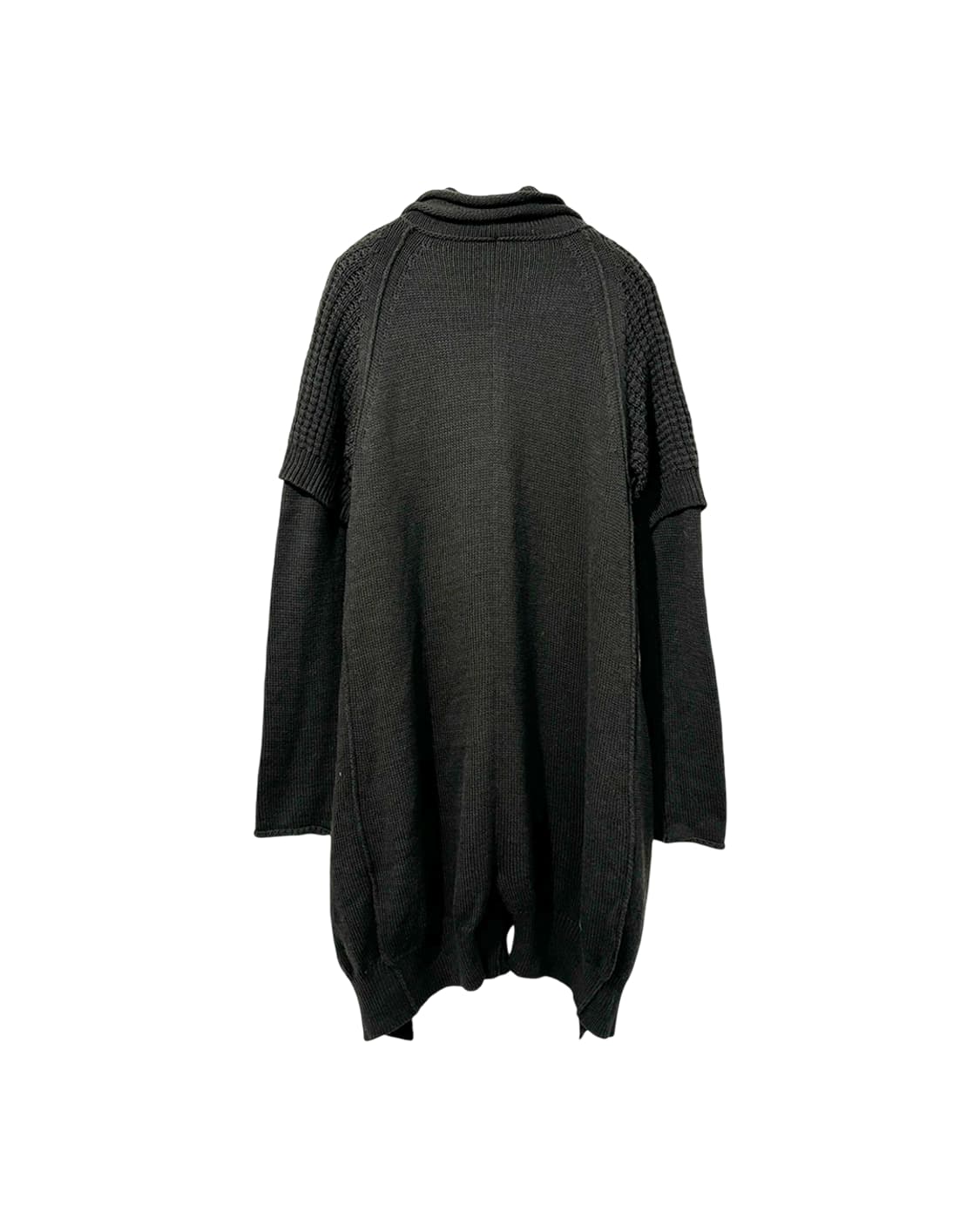 와이즈 더블 레이어 니트 롱 가디건 상품이미지5