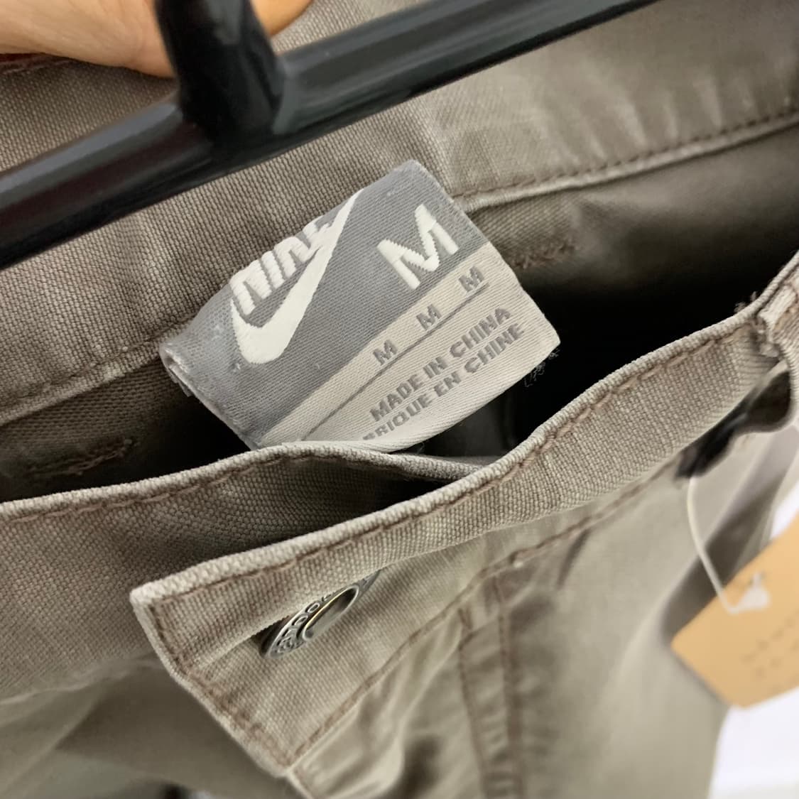 나이키 디테일 부츠컷 팬츠 M 카키그레이 y2k 00s 아메카지 고프코어 상품이미지7