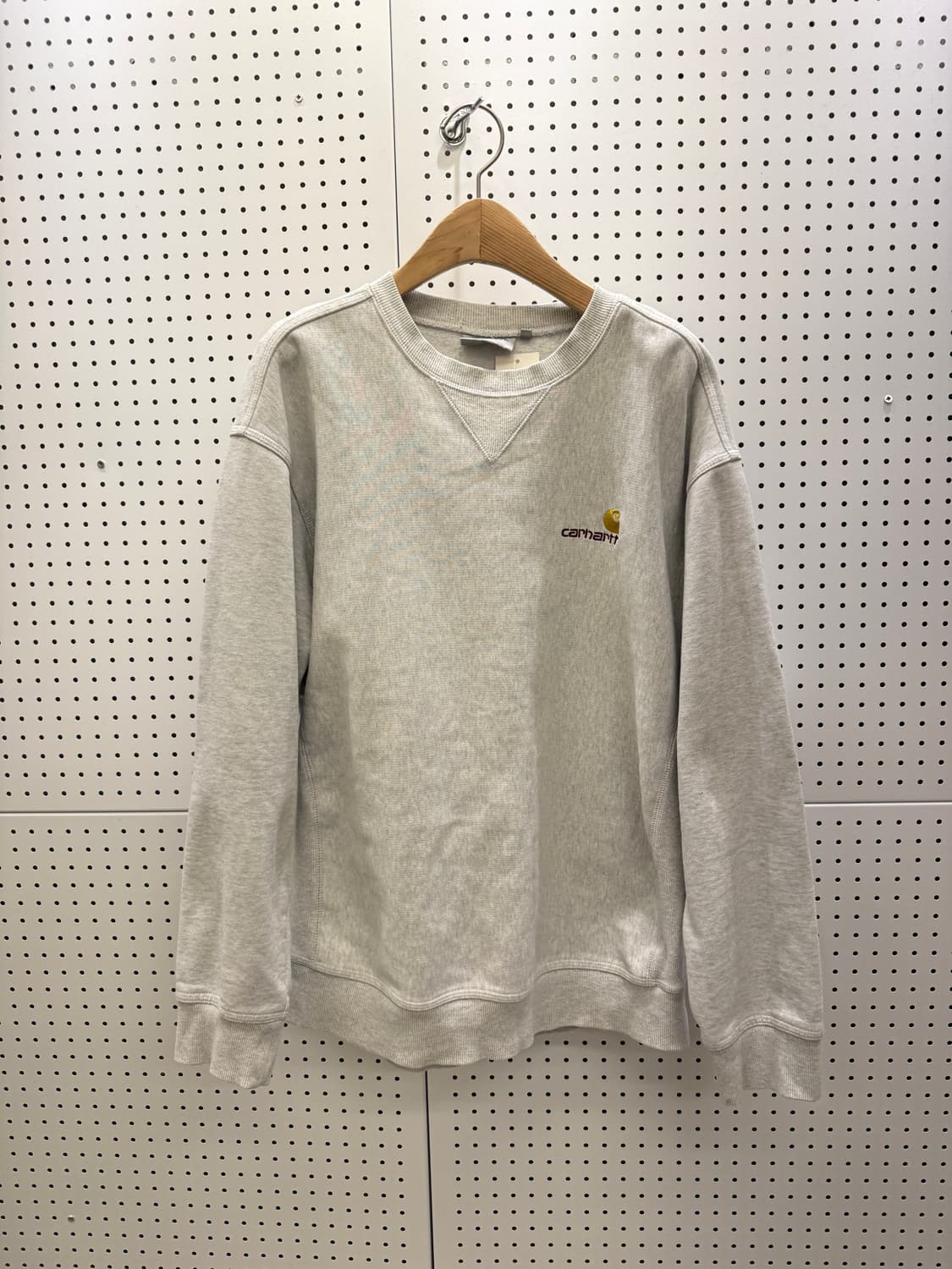 칼하트 WIP 스크립트 로고 크루넥 스웻셔츠 U1088 상품이미지2