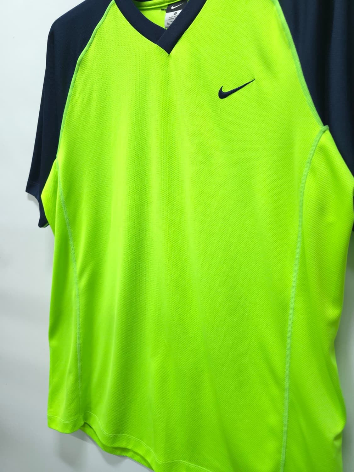 나이키 투톤 배색 래글런 기능성 반팔 티셔츠(115) 상품이미지5