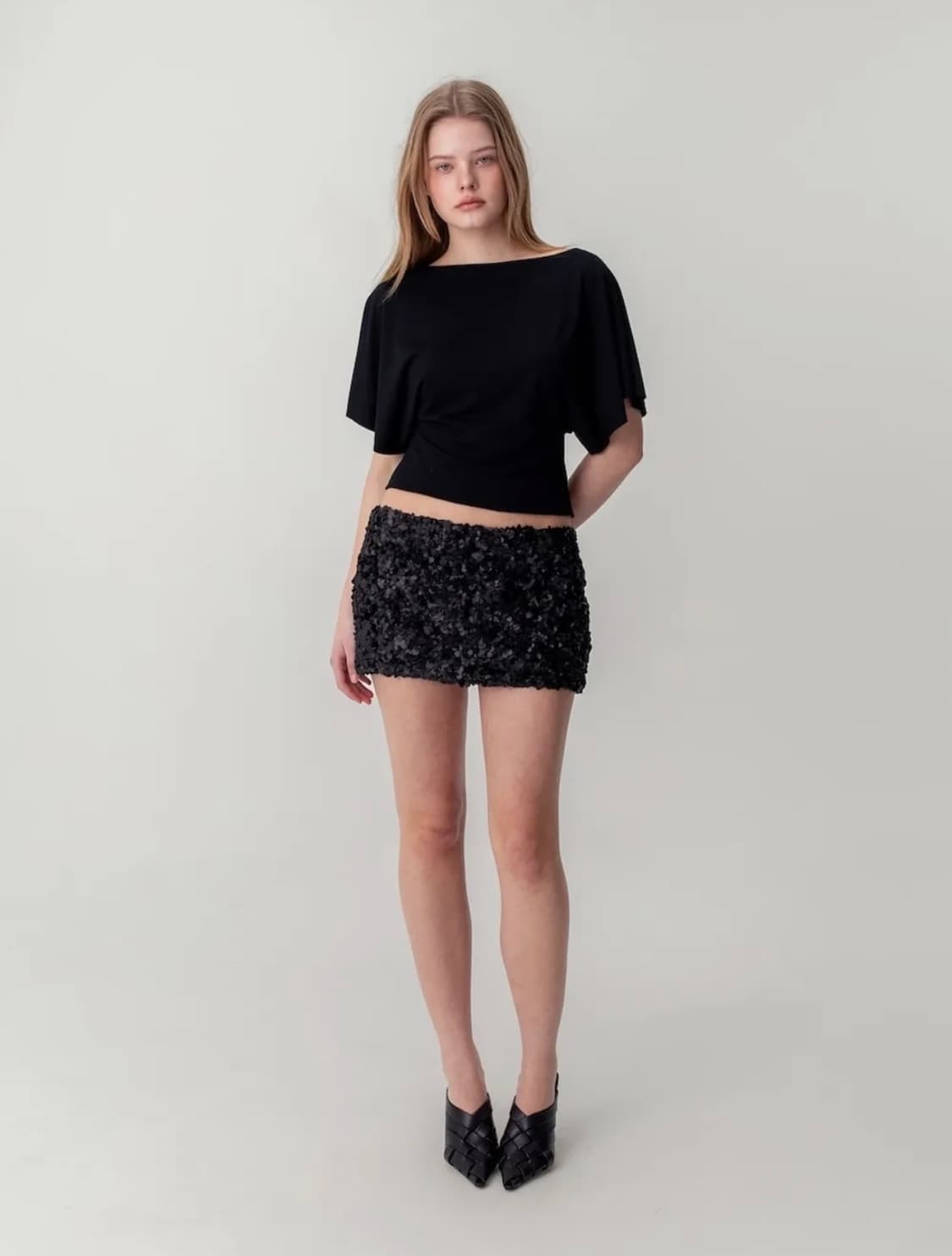 Glowny twinkle mini skirt 트윙클 스팽글 상품이미지2